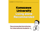 4 Recommended Students’ dormitories for the students of Komazawa University!