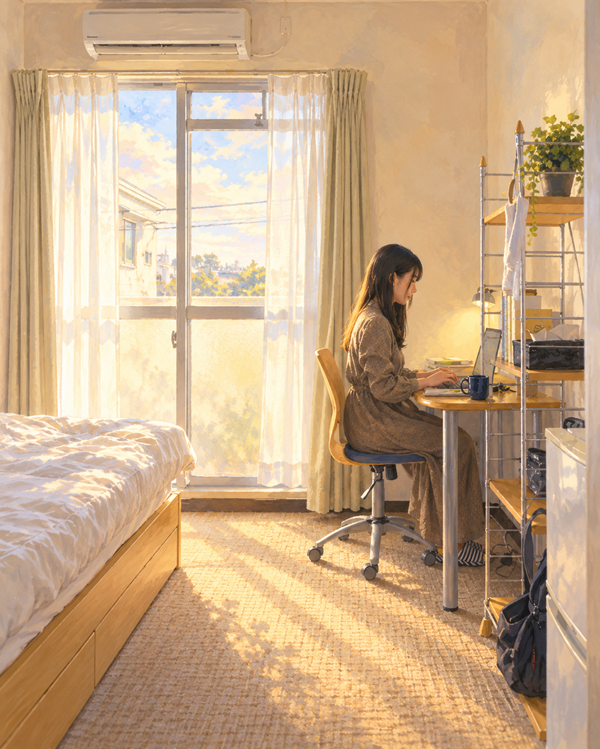 【센슈대학 학생의 선택】여러 가지 일에 시간을 쓰고 싶다! 그래서 기숙사를 선택했다 1.png